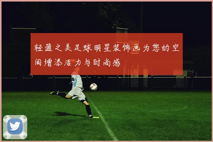 轻盈之美足球明星装饰画为您的空间增添活力与时尚感