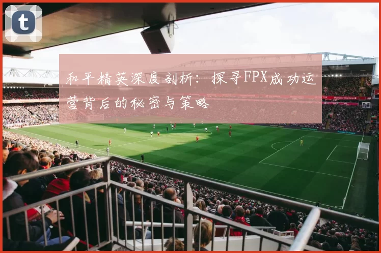 和平精英深度剖析：探寻FPX成功运营背后的秘密与策略